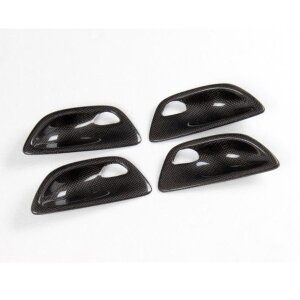 Cstar Carbon Türgriffmulden Abdeckung innen 4tlg. (Aufkleben) passend für BMW F10 F11 + M5