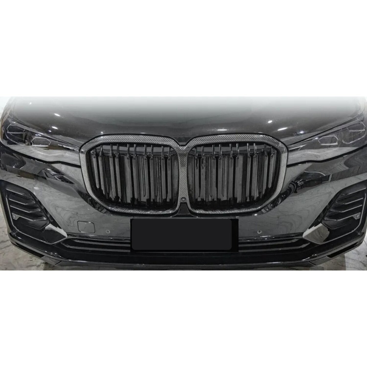Cstar Voll Carbon Nieren Grill Doppelsteg passend für BMW X7 G07 VOR LCI