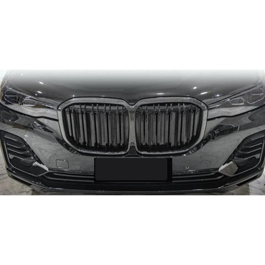 Cstar Voll Carbon Nieren Grill Doppelsteg passend für BMW X7 G07 VOR LCI