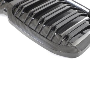 Cstar Voll Carbon Nieren Grill Doppelsteg passend für BMW X7 G07 VOR LCI