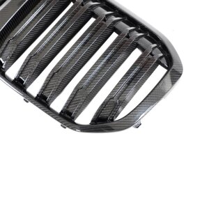 Cstar Voll Carbon Nieren Grill Doppelsteg passend für BMW X7 G07 VOR LCI