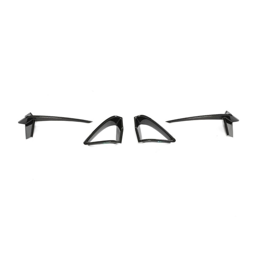 Cstar Voll Carbon Nebelscheinwerfer Abdeckung V2 mit Canards passend für BMW G14 G15 G16 M Paket