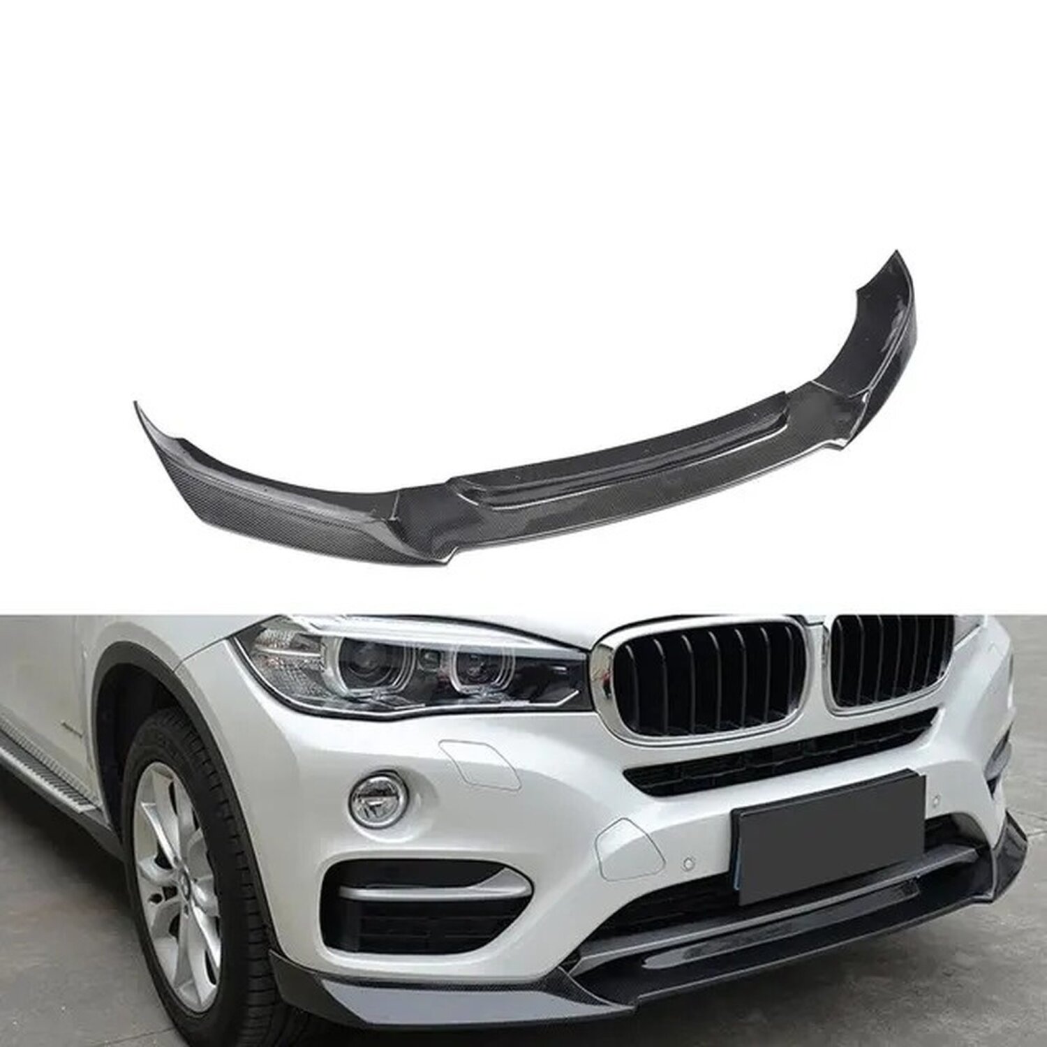 Cstar Carbon Gfk Frontlippe V2 passend für BMW X6 F16