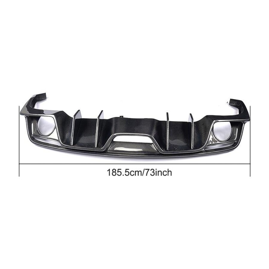 Cstar Carbon Gfk Heckdiffusor passend für Ford Mustang S550 VOR Facelift